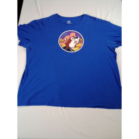 Men's Buc-ee's Blue Shine On T-shirt Size 2XL Worn/See Fading - Picture 2 of 16